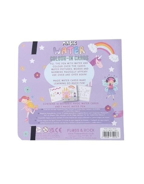 Fairy Unicorn Magic Water Color Changing Card Set