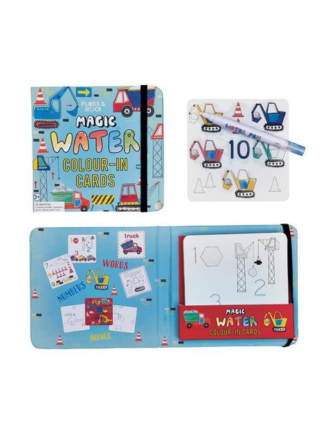 Construction Magic Water Color Changing Card Set