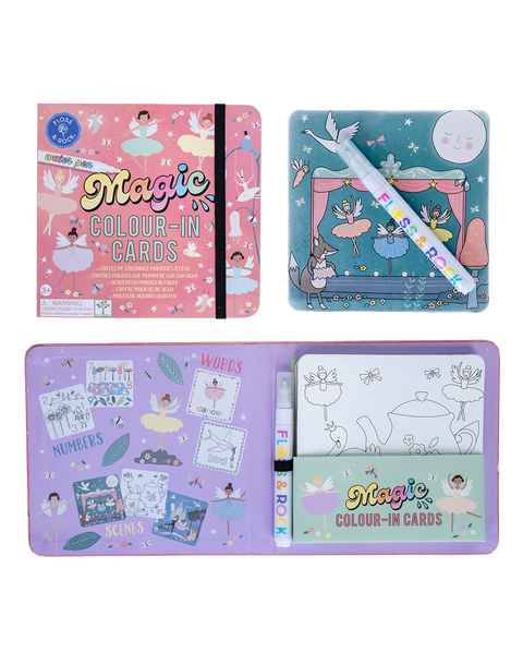 Enchanted Magic Water Color Changing Card Set