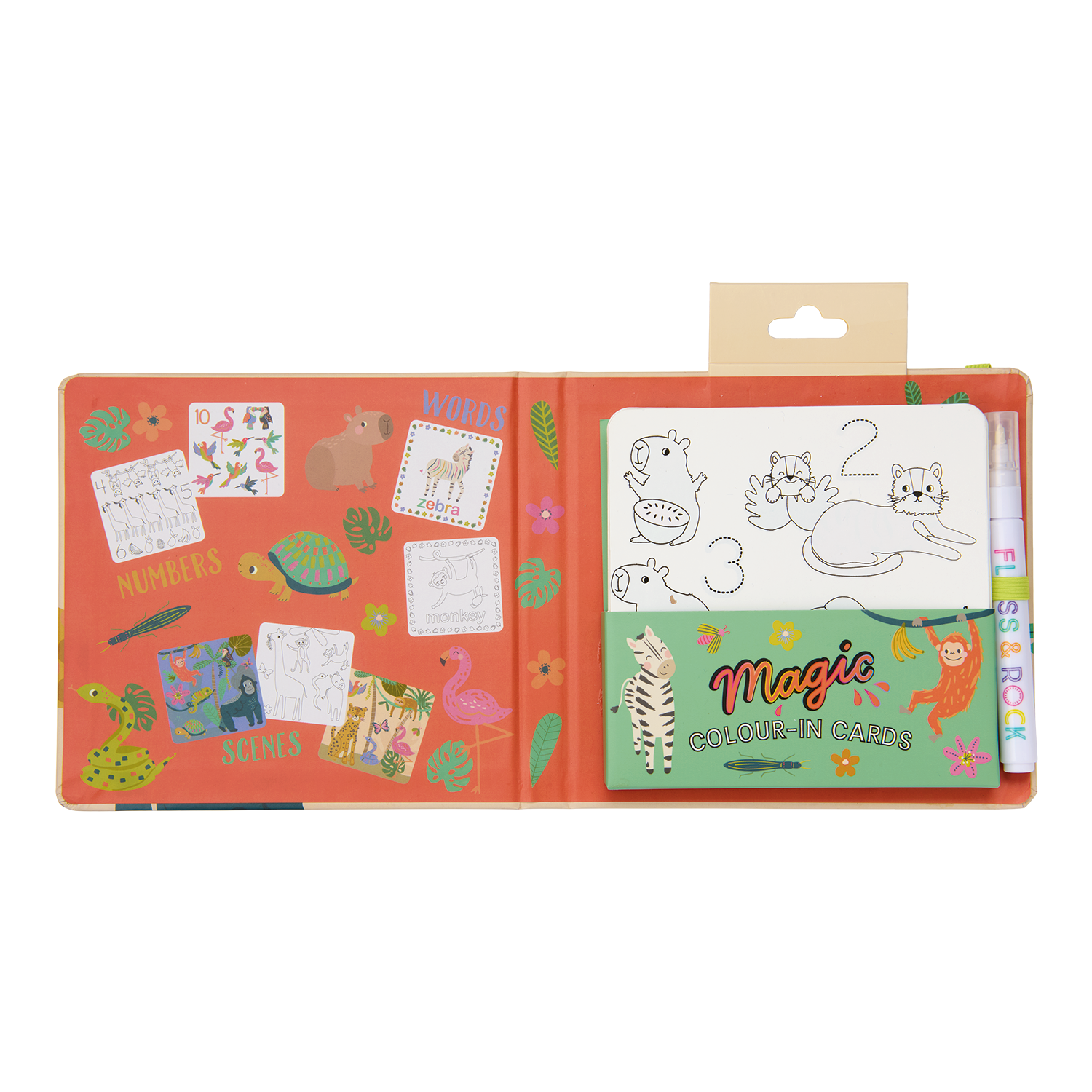 Floss & Rock Jungle Magic Water Color Changing Card Set image number 1