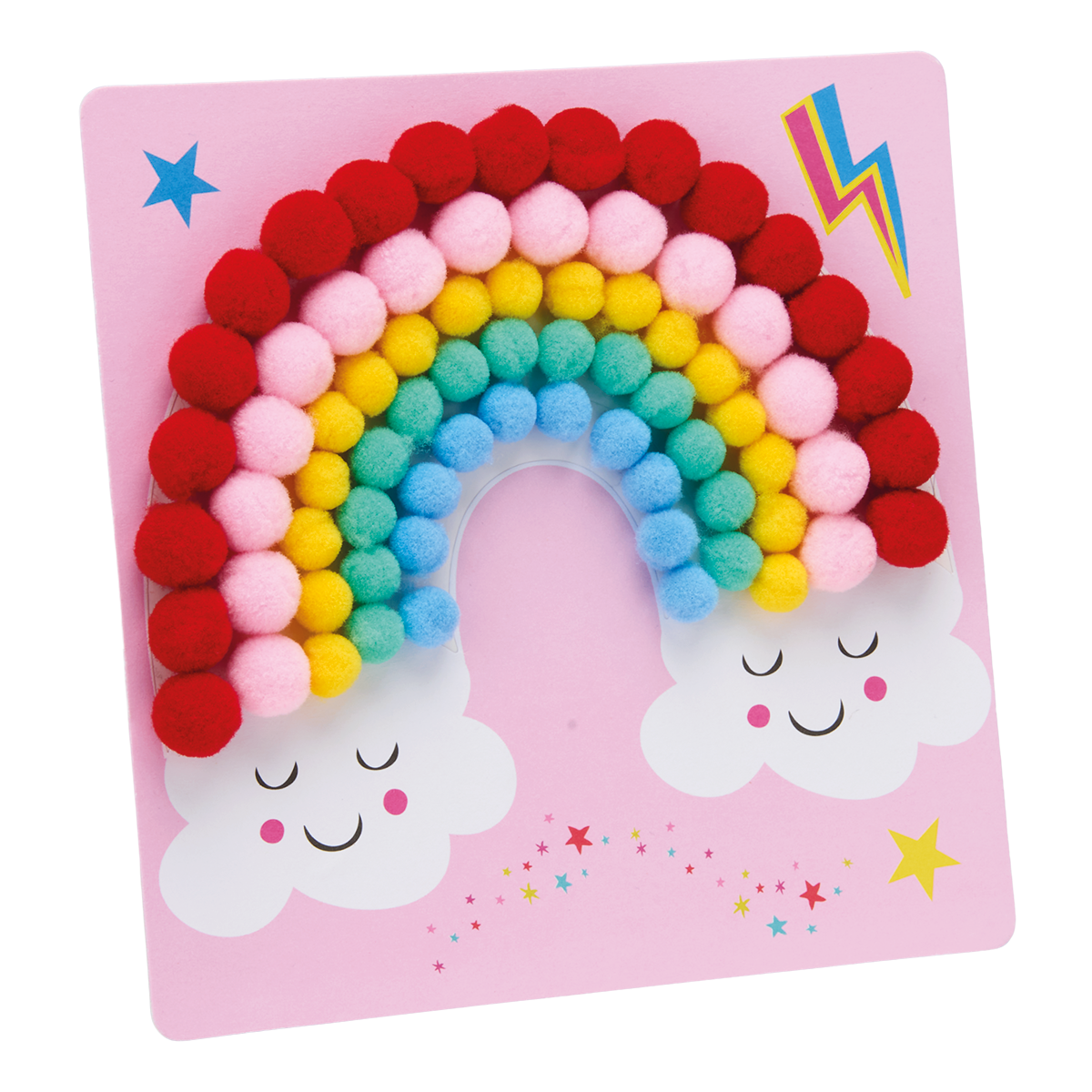 Floss & Rock Rainbow Fairy Pom Pom Art image number 2