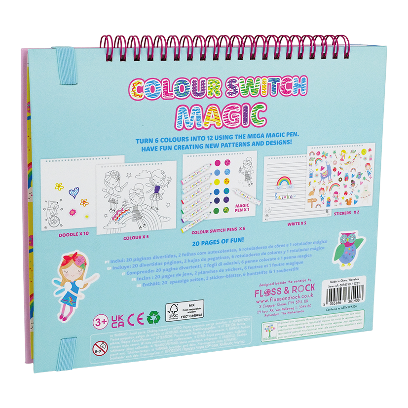 Floss & Rock Rainbow Fairy Color Switch Magic Activity Pad image number 4