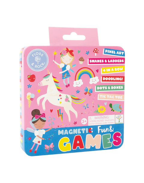 Rainbow Fairy Magnetic Games Tin