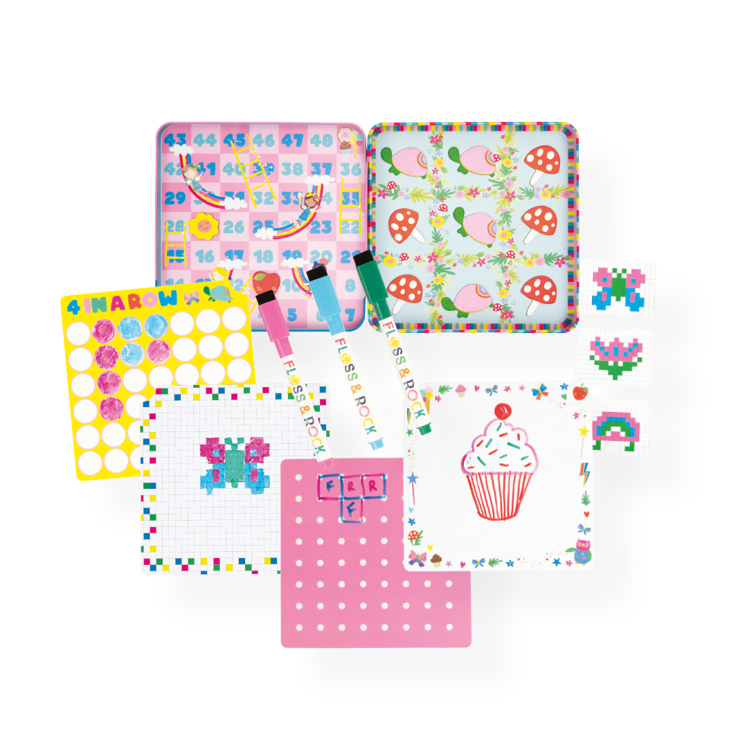 Floss & Rock Rainbow Fairy Magnetic Games Tin image number 1