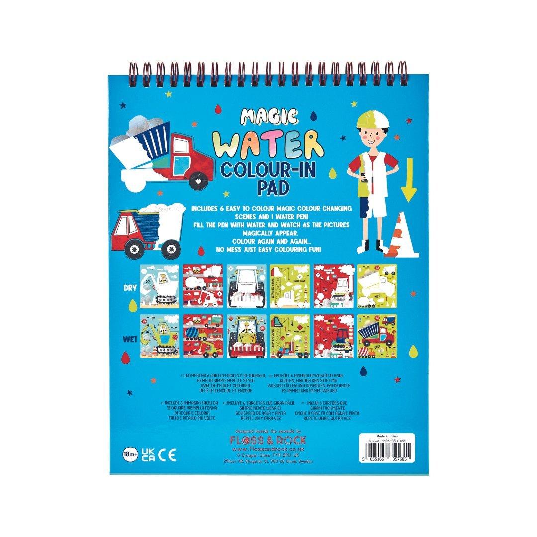 Floss & Rock Construction Magic Water Easel Pad with Pen image number 2