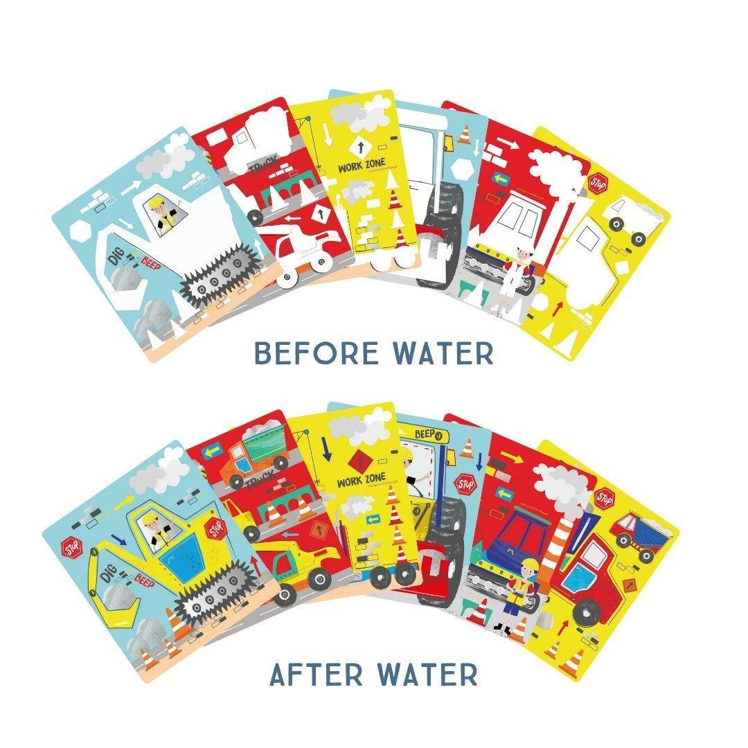 Floss & Rock Construction Magic Water Easel Pad with Pen image number 1