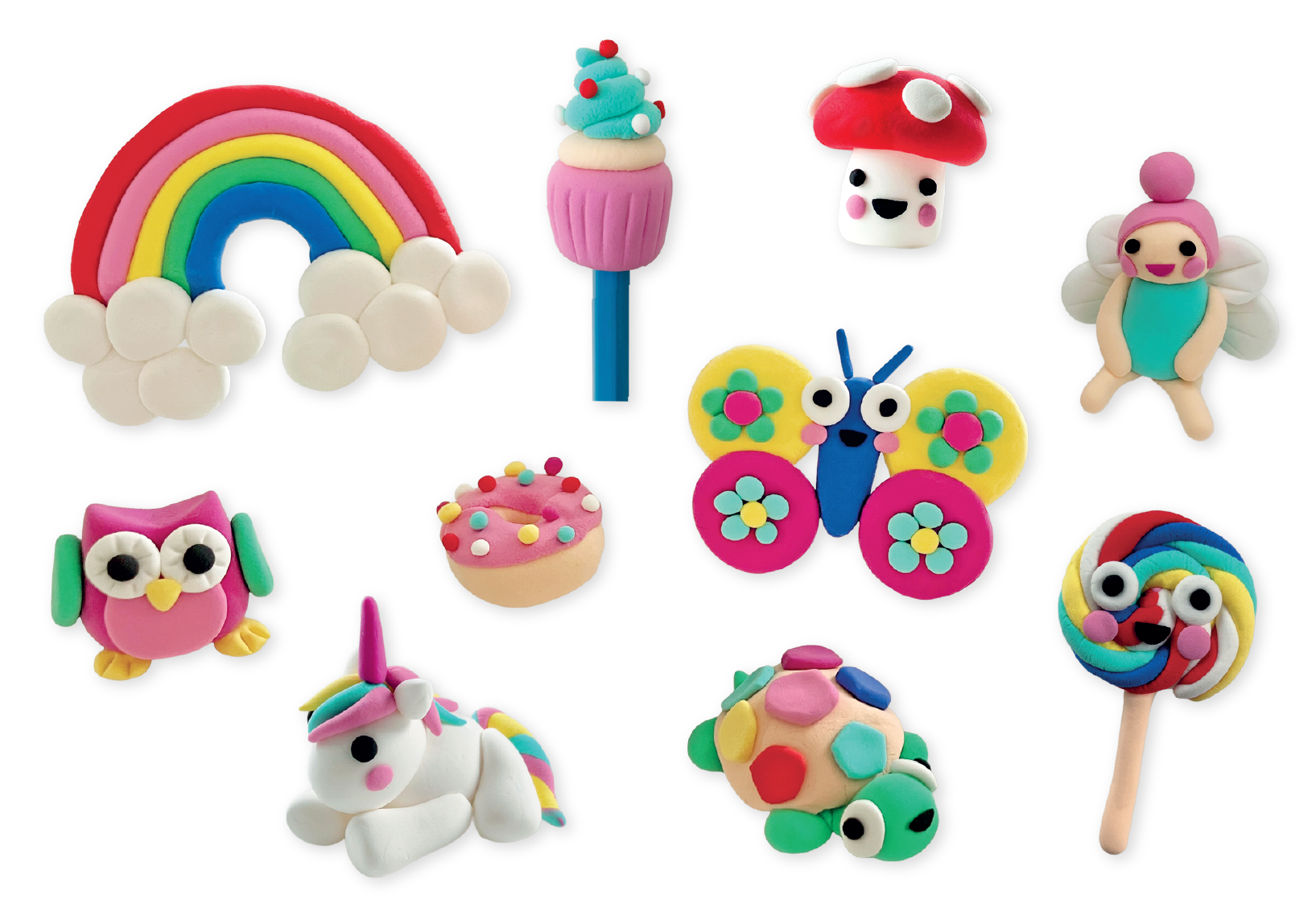 Floss & Rock Rainbow Fairy Clay & Play image number 4