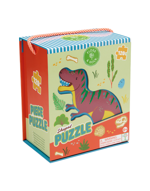 Dinosaur 120 Piece Shaped Jigsaw Puzzle