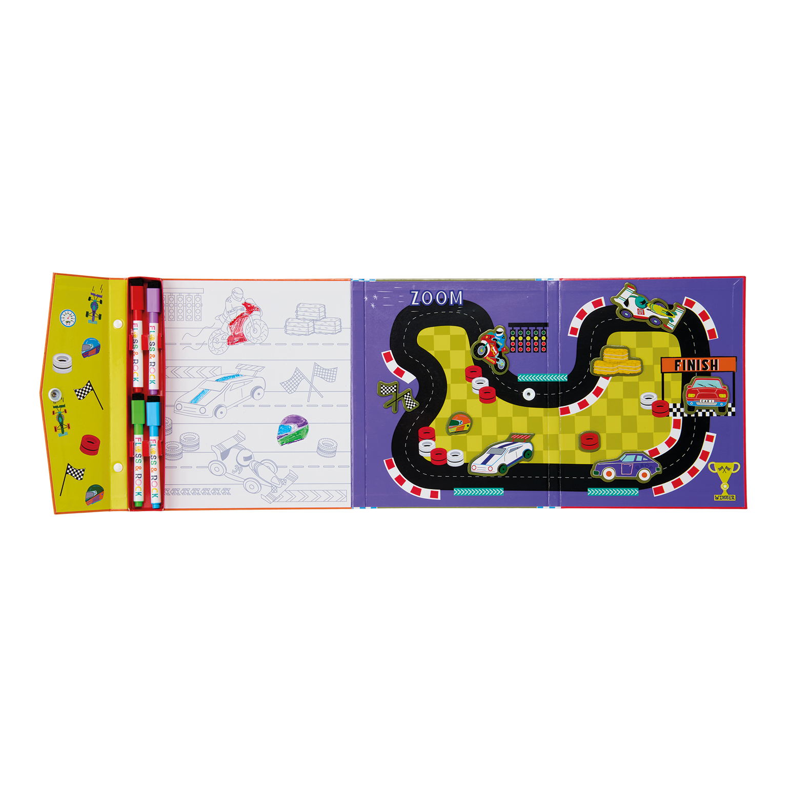 Floss & Rock Cars Magnetic Multi Play image number 2