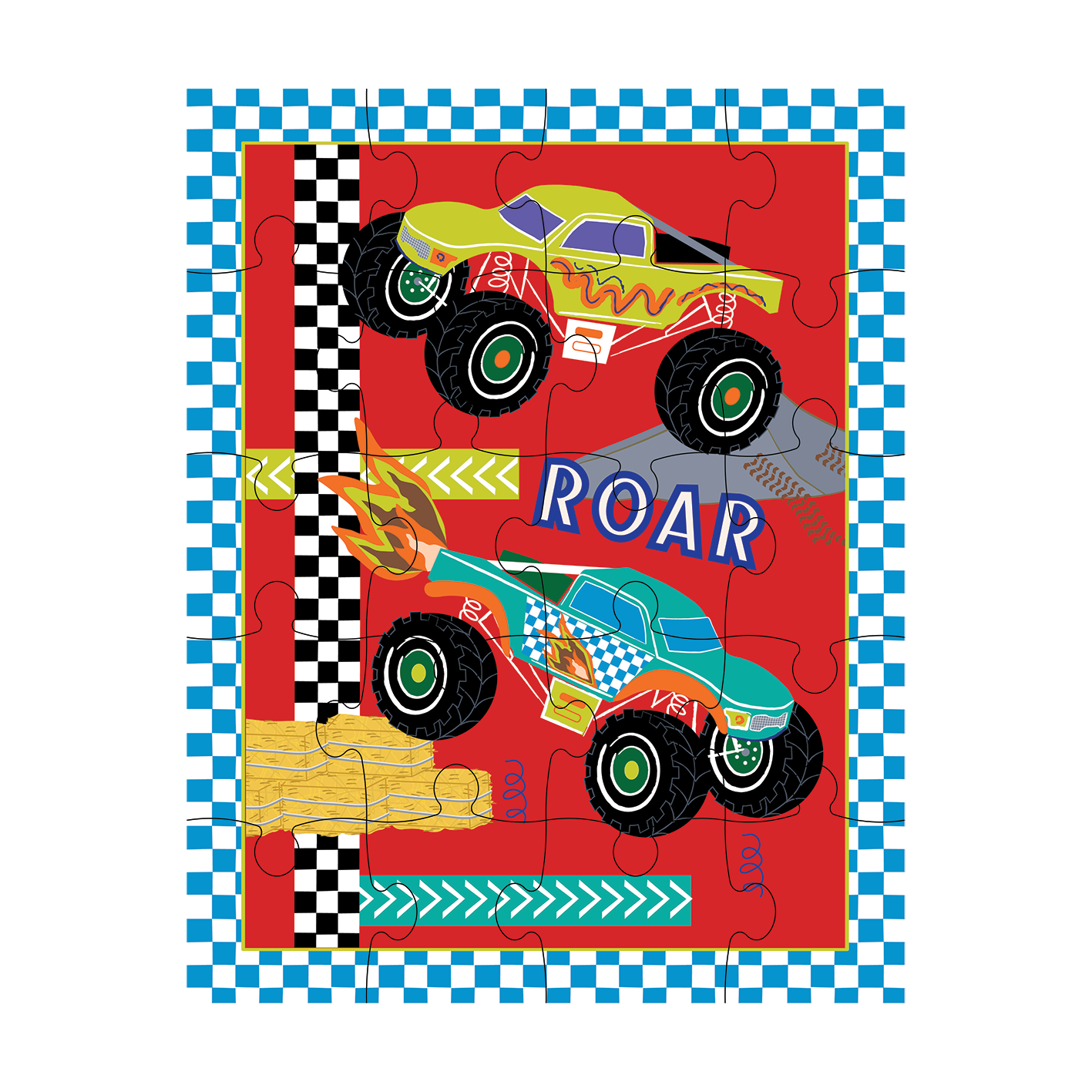 Floss & Rock Cars Magnetic Multi Play image number 3