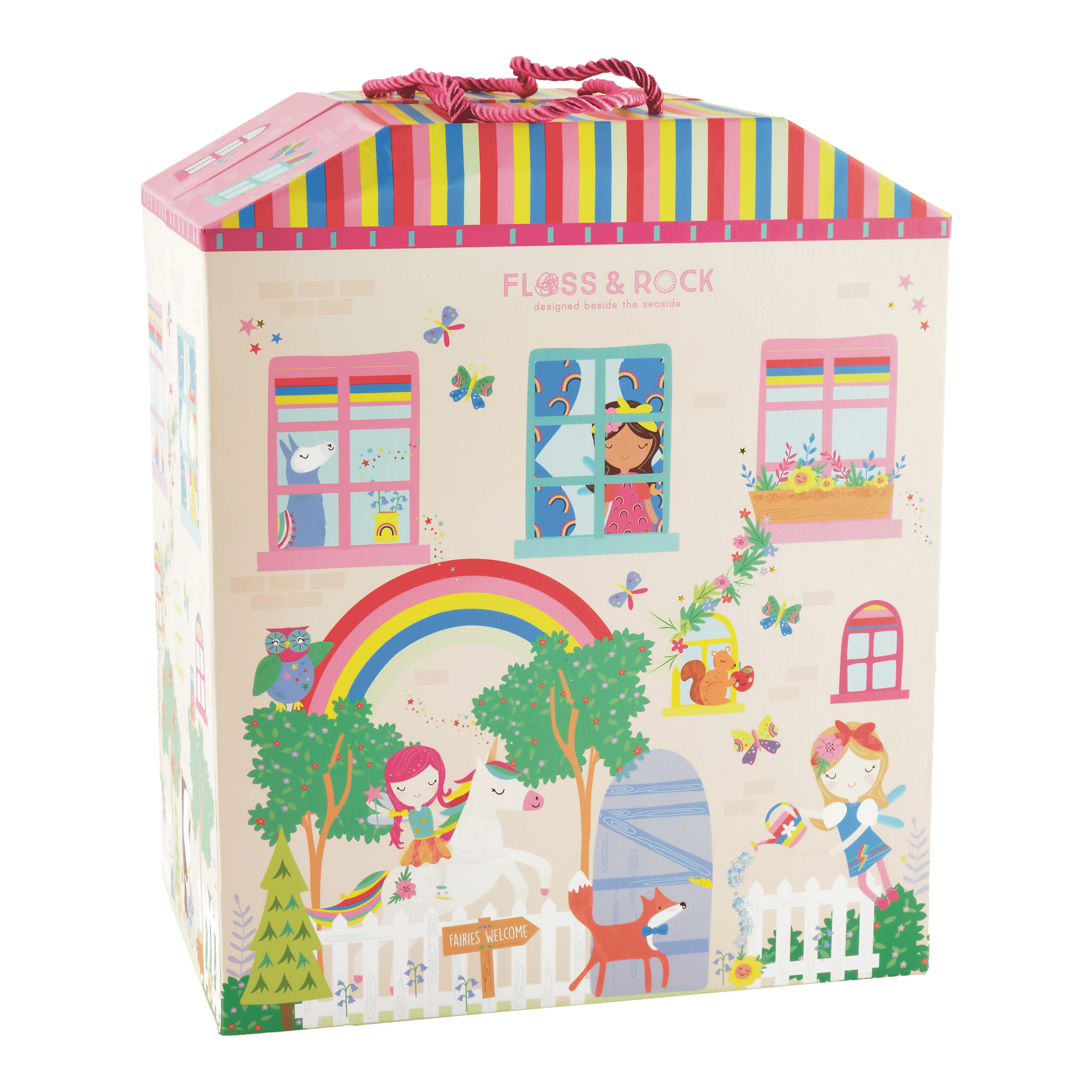 Floss & Rock Rainbow Fairy Portable Playhouse Play Set image number 2