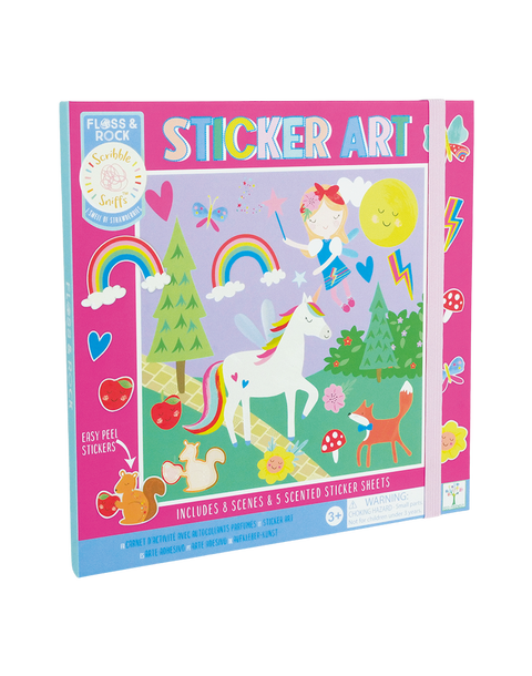 Floss & Rock Rainbow Fairy Sticker Art