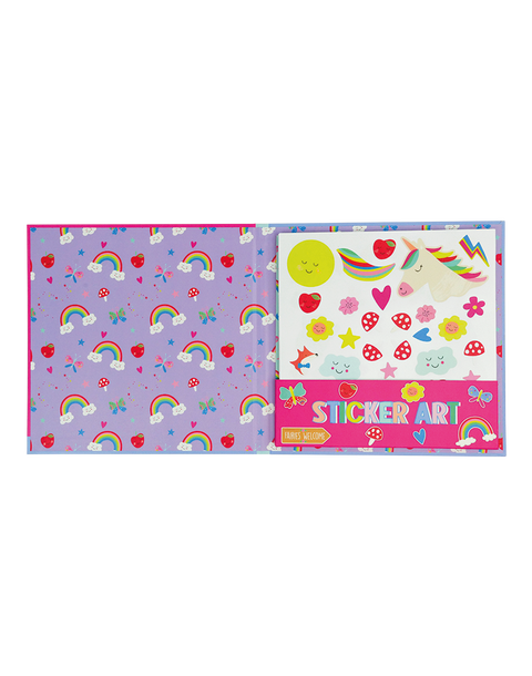 Rainbow Fairy Sticker Art