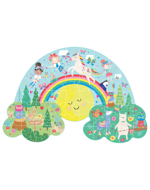 Rainbow Fairy 60 Piece Shaped Jigsaw Puzzle