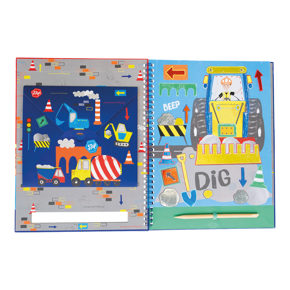 Floss & Rock Construction Foil & Play image number 1