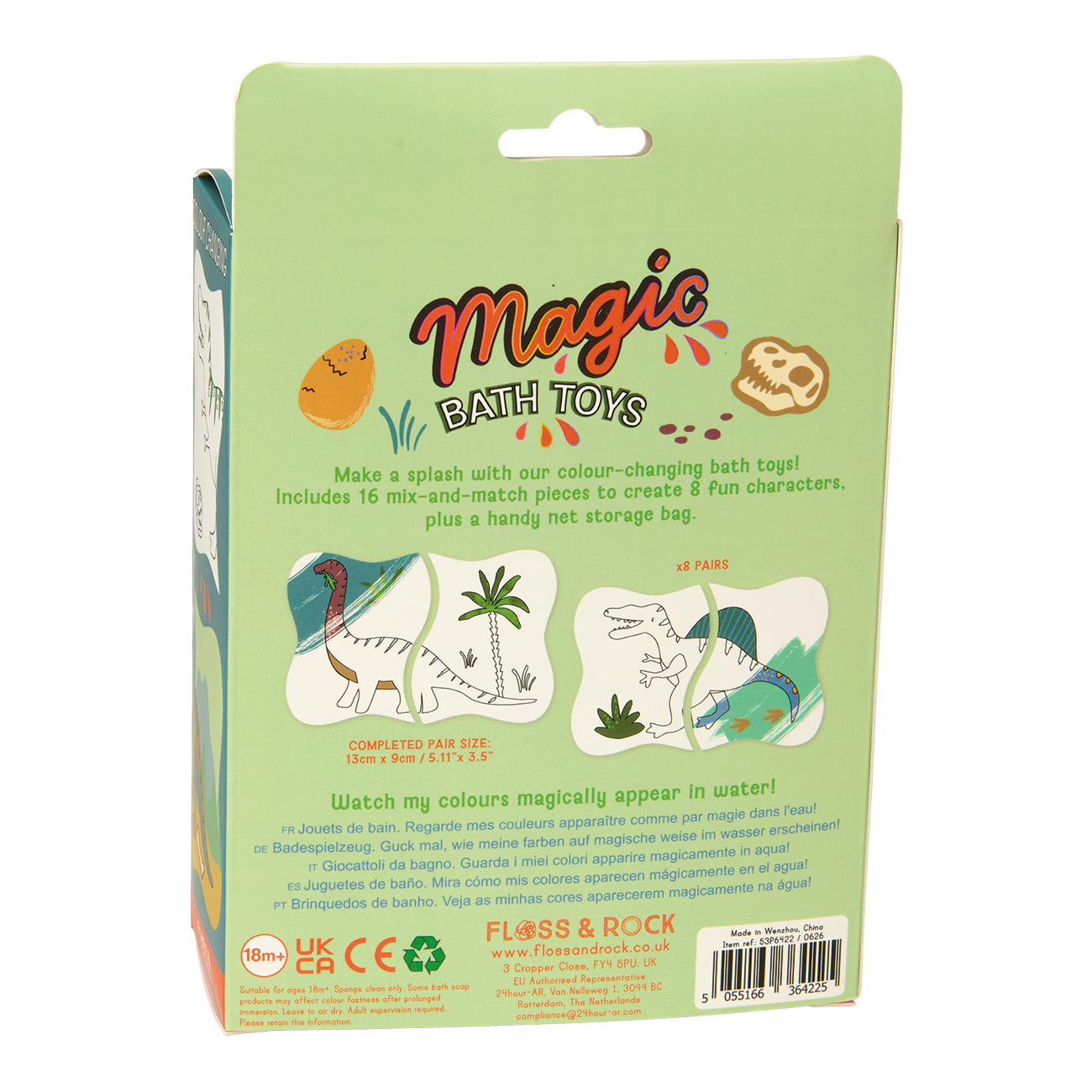 Dinosaur Magic Water Bath Toys image number 3