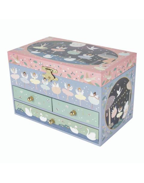 Enchanted 3 Drawer Musical Jewelry Box