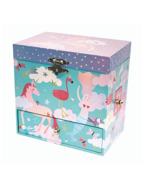 Fantasy 3 Drawer Musical Jewelry Box