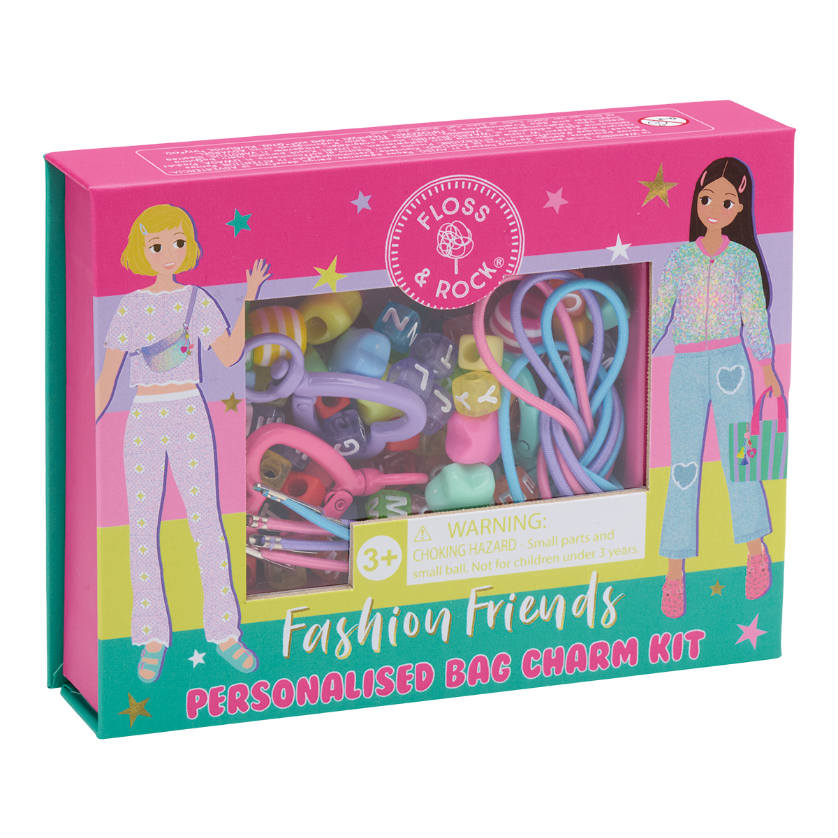 Floss & Rock Fashion Friends Personalised Bag Charm Kit image number 2