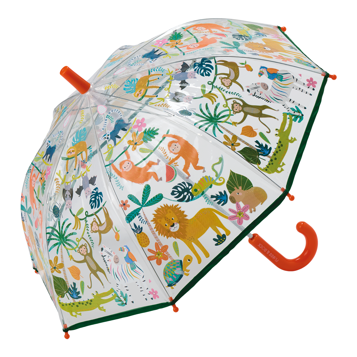 Jungle Transparent Magic Color Changing Umbrella