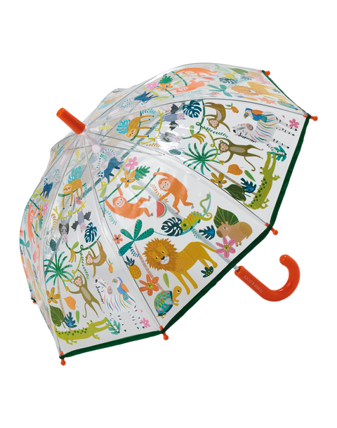 Jungle Transparent Magic Color Changing Umbrella