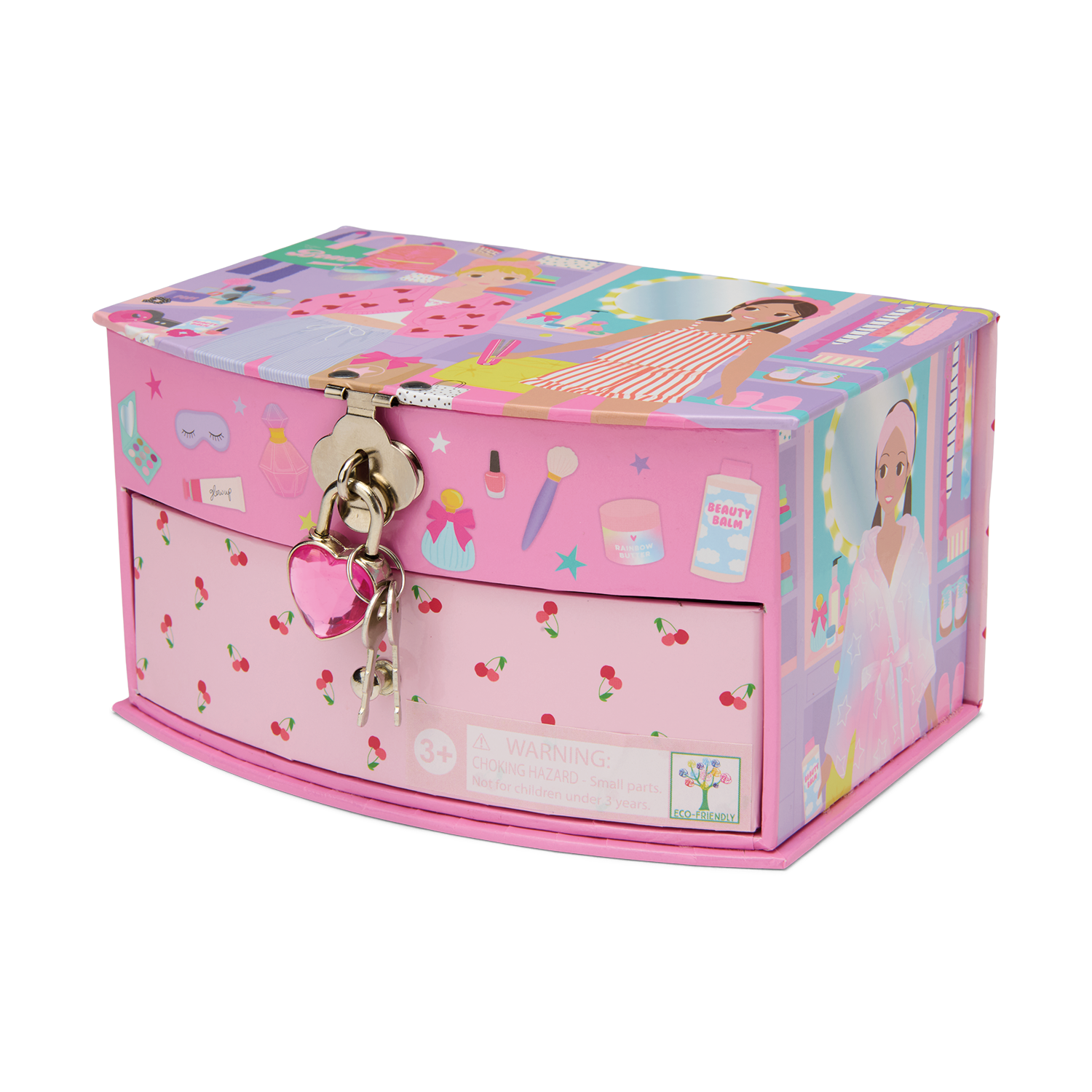 Floss & Rock Glam Lab Fashion Friends Lockable Jewelry Box image number 2