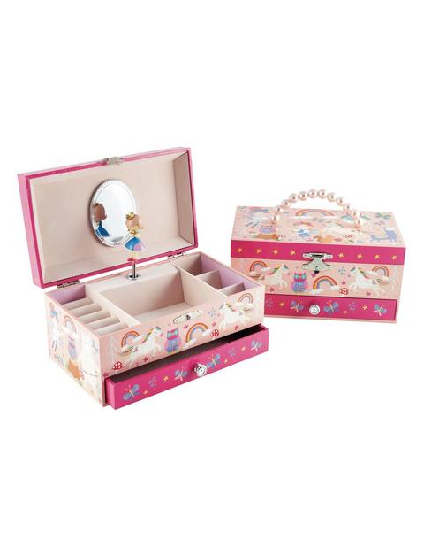 Floss & Rock Rainbow Woodland Musical Jewelry Box