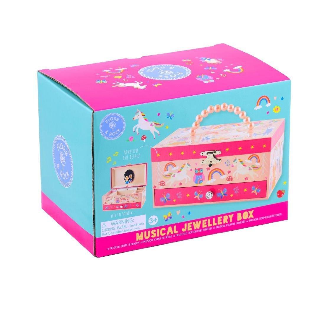 Floss & Rock Rainbow Woodland Musical Jewelry Box image number 1