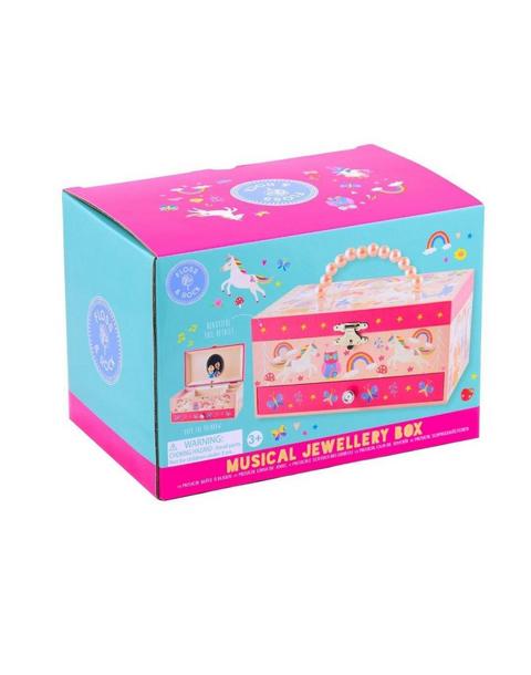 Rainbow Woodland Musical Jewelry Box