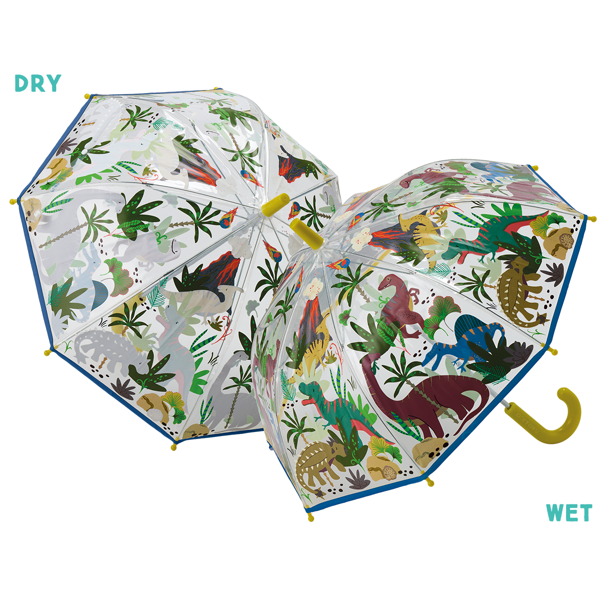 Dinosaur Transparent Magic Color Changing Umbrella image number 0