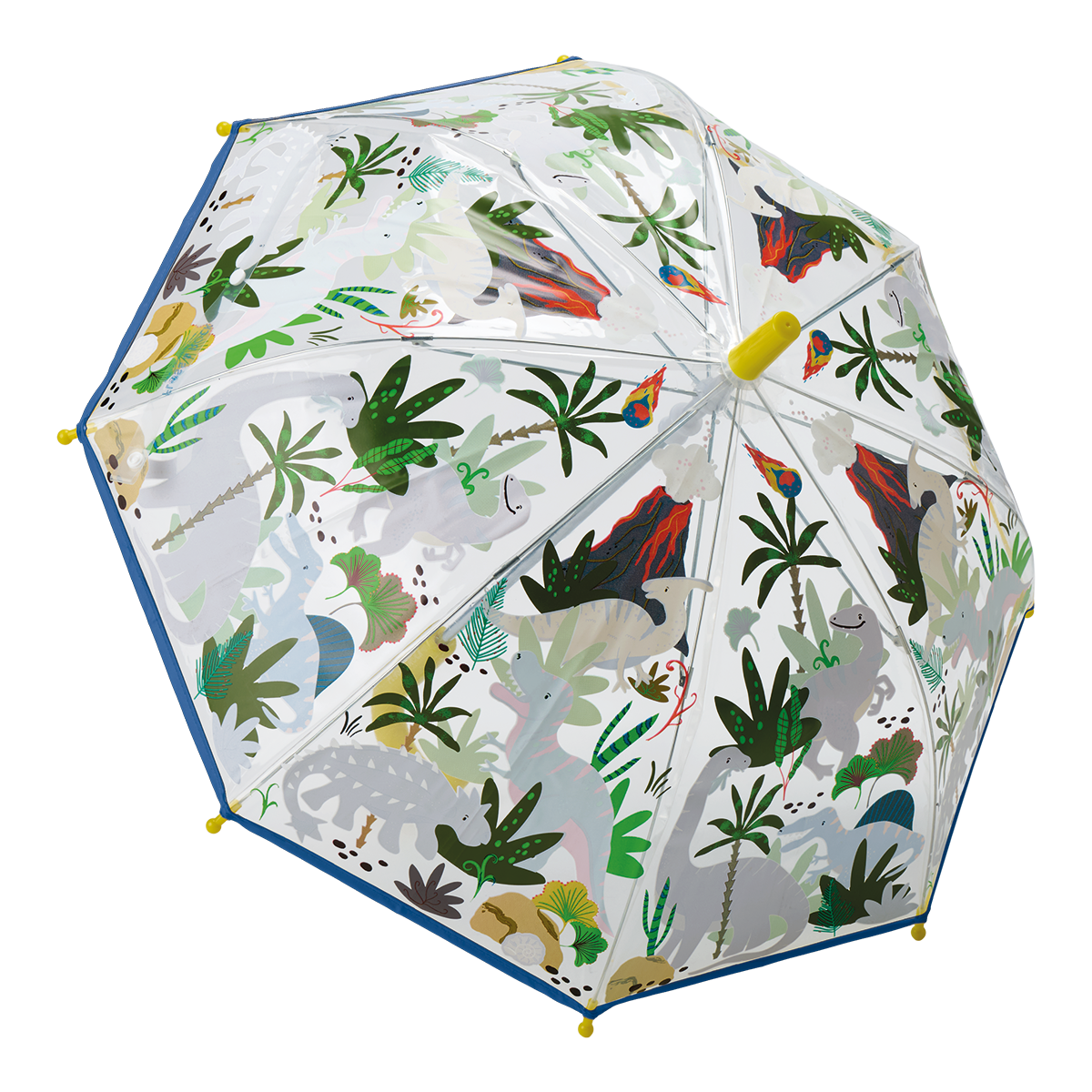 Dinosaur Transparent Magic Color Changing Umbrella image number 3
