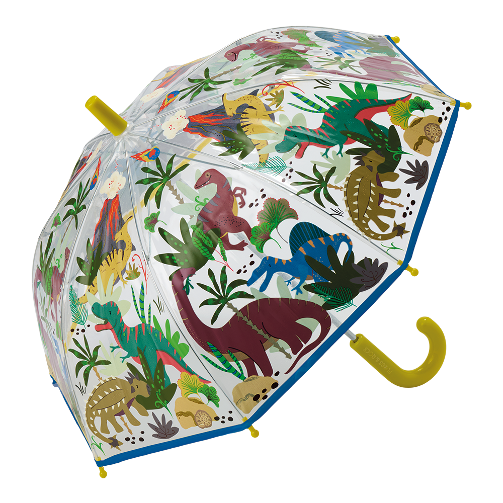 Dinosaur Transparent Magic Color Changing Umbrella image number 4