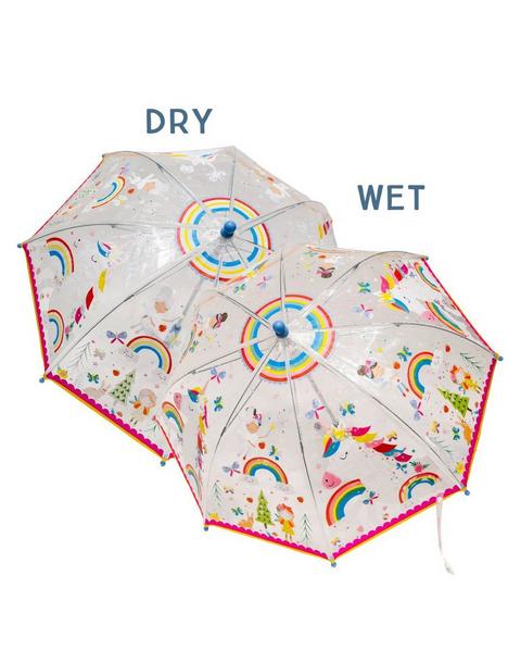Rainbow Fairy Transparent Magic Color Changing Umbrella