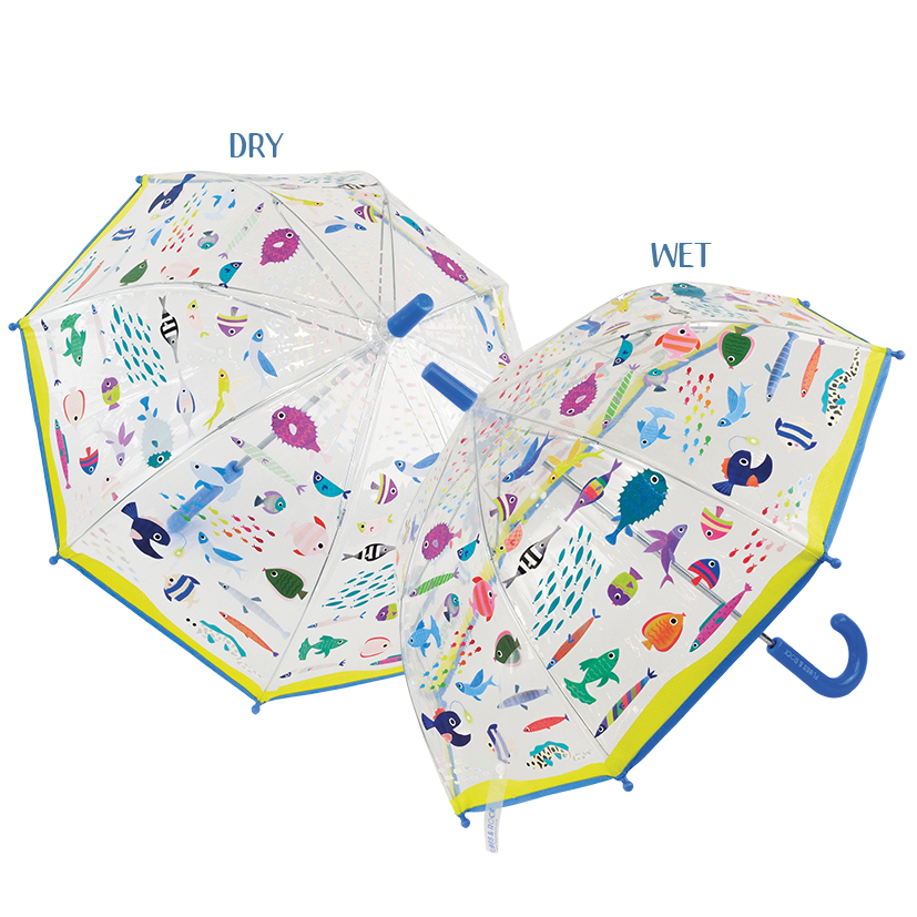 Ocean Transparent Magic Color Changing Umbrella image number 0