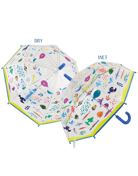 Ocean Transparent Magic Color Changing Umbrella