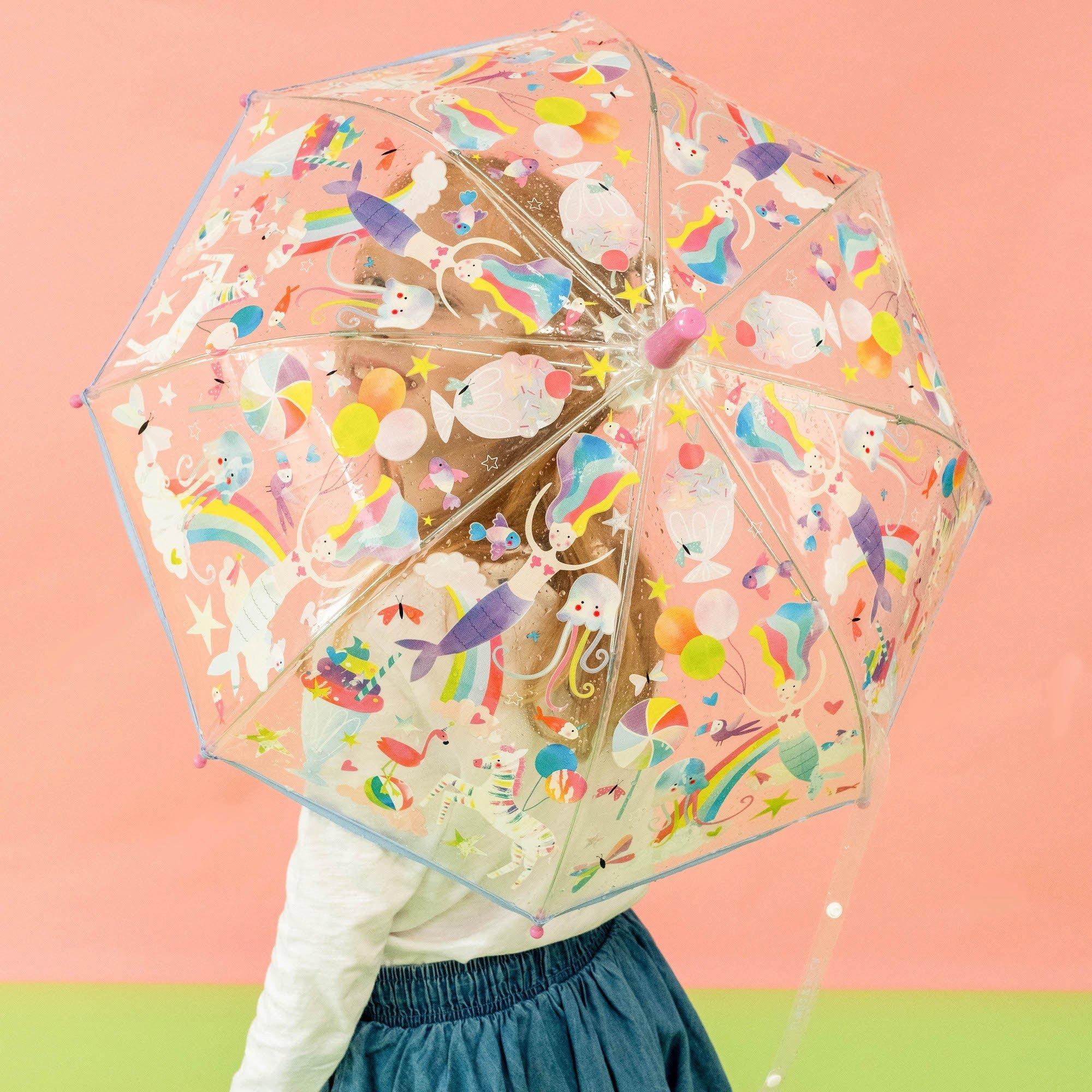 Floss & Rock Fantasy Transparent Magic Color Changing Umbrella image number 2
