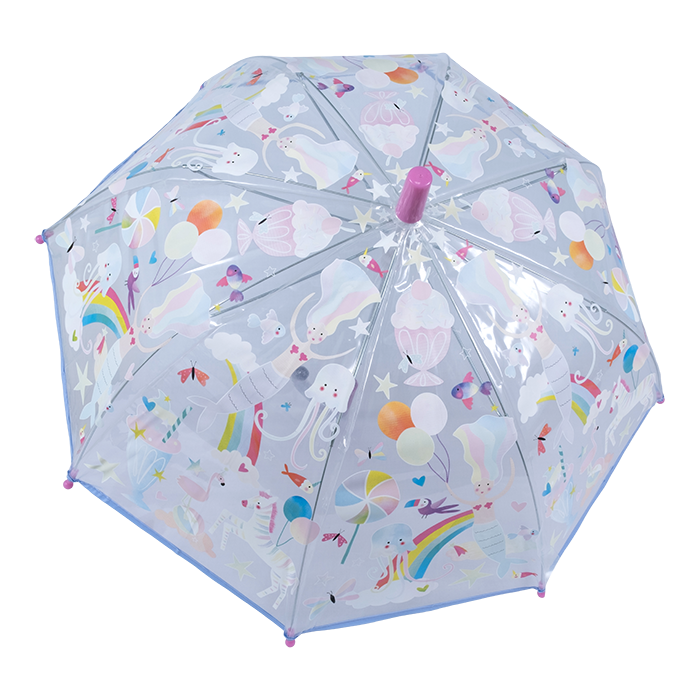 Floss & Rock Fantasy Transparent Magic Color Changing Umbrella image number 3
