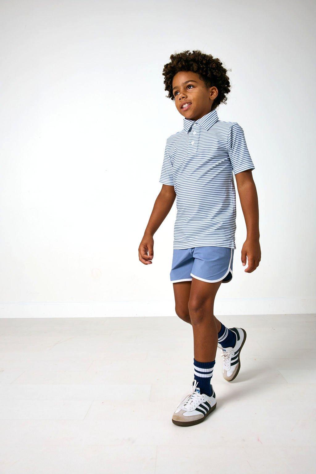 Boys Retro Super Short- Slate image number 3