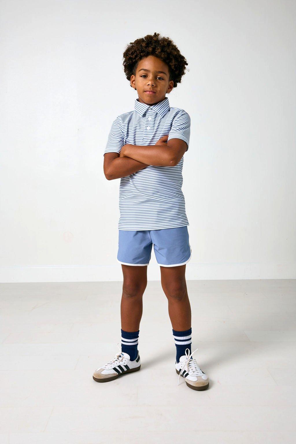 Boys Retro Super Short- Slate image number 1
