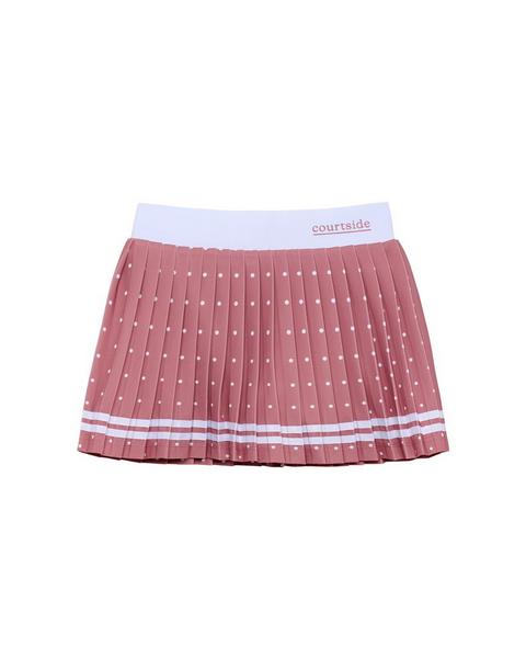 League Pleated Skort - Pink Dot