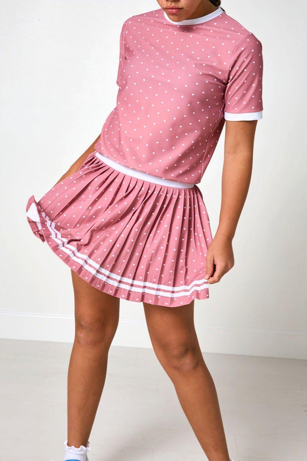League Pleated Skort - Pink Dot image number 1