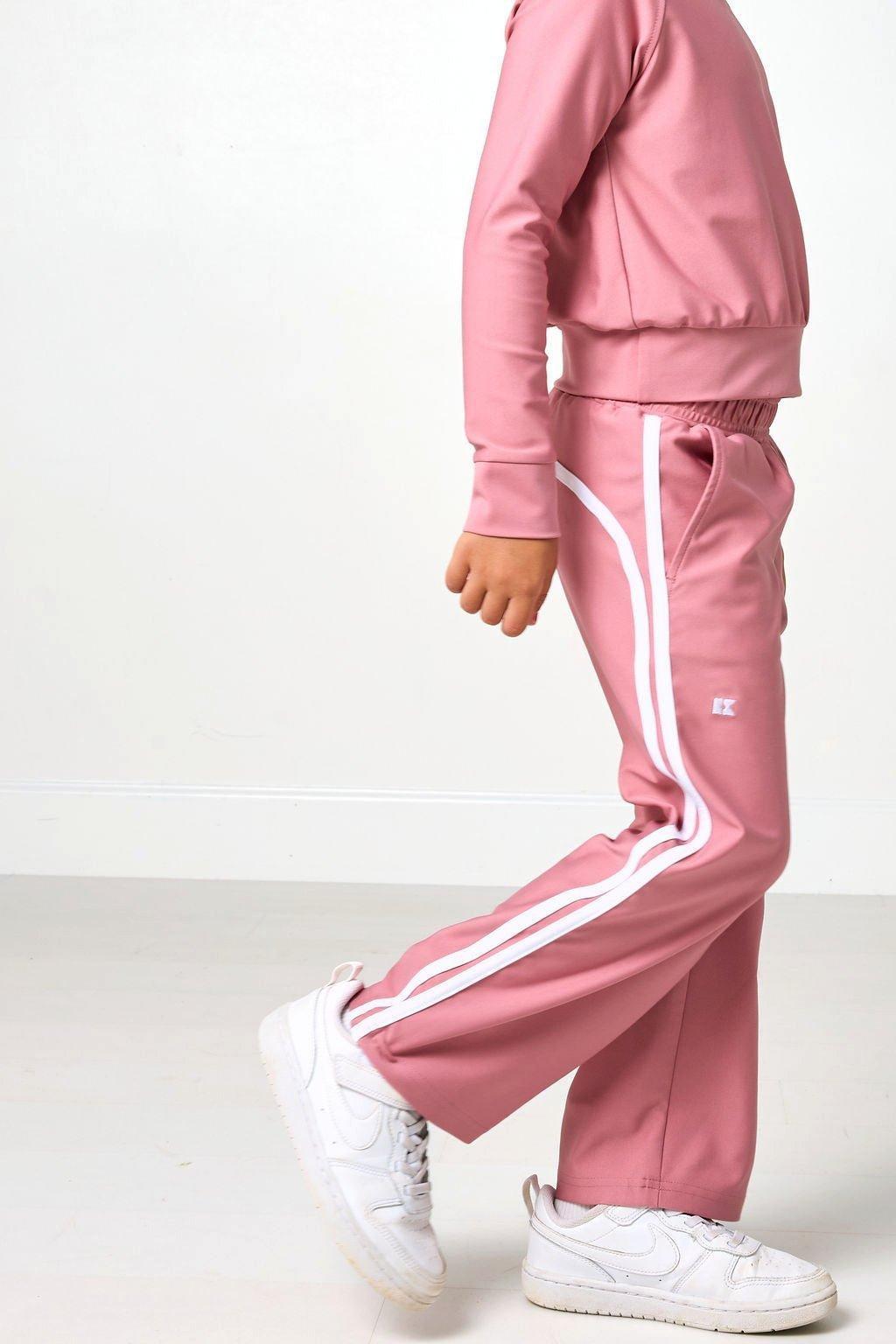 Wide Leg Sweatpant- Dusty Pink image number 2