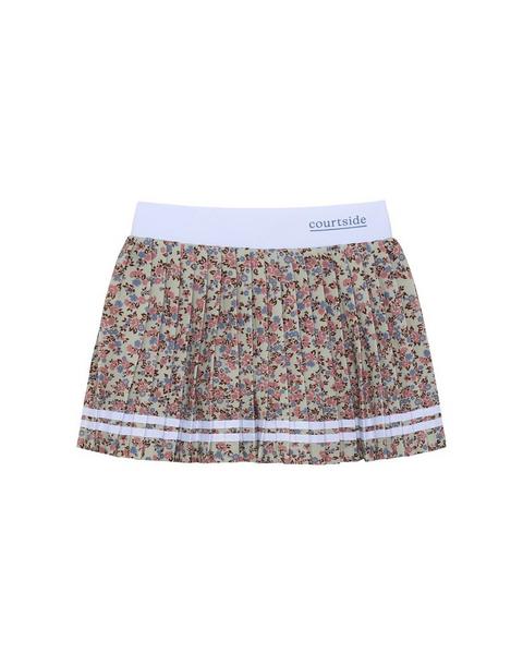 League Pleated Skort Fall Floral