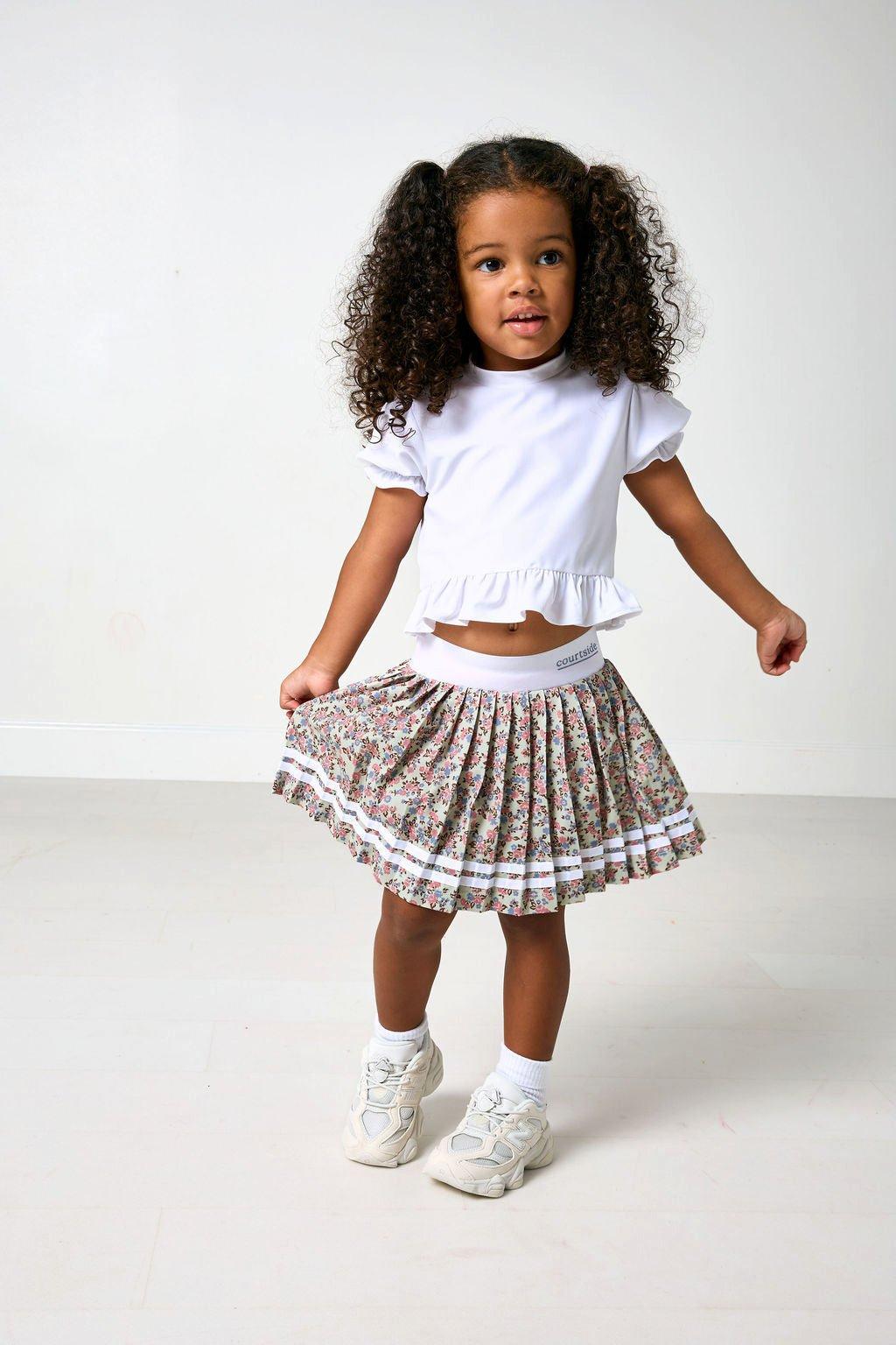 League Pleated Skort Fall Floral image number 4