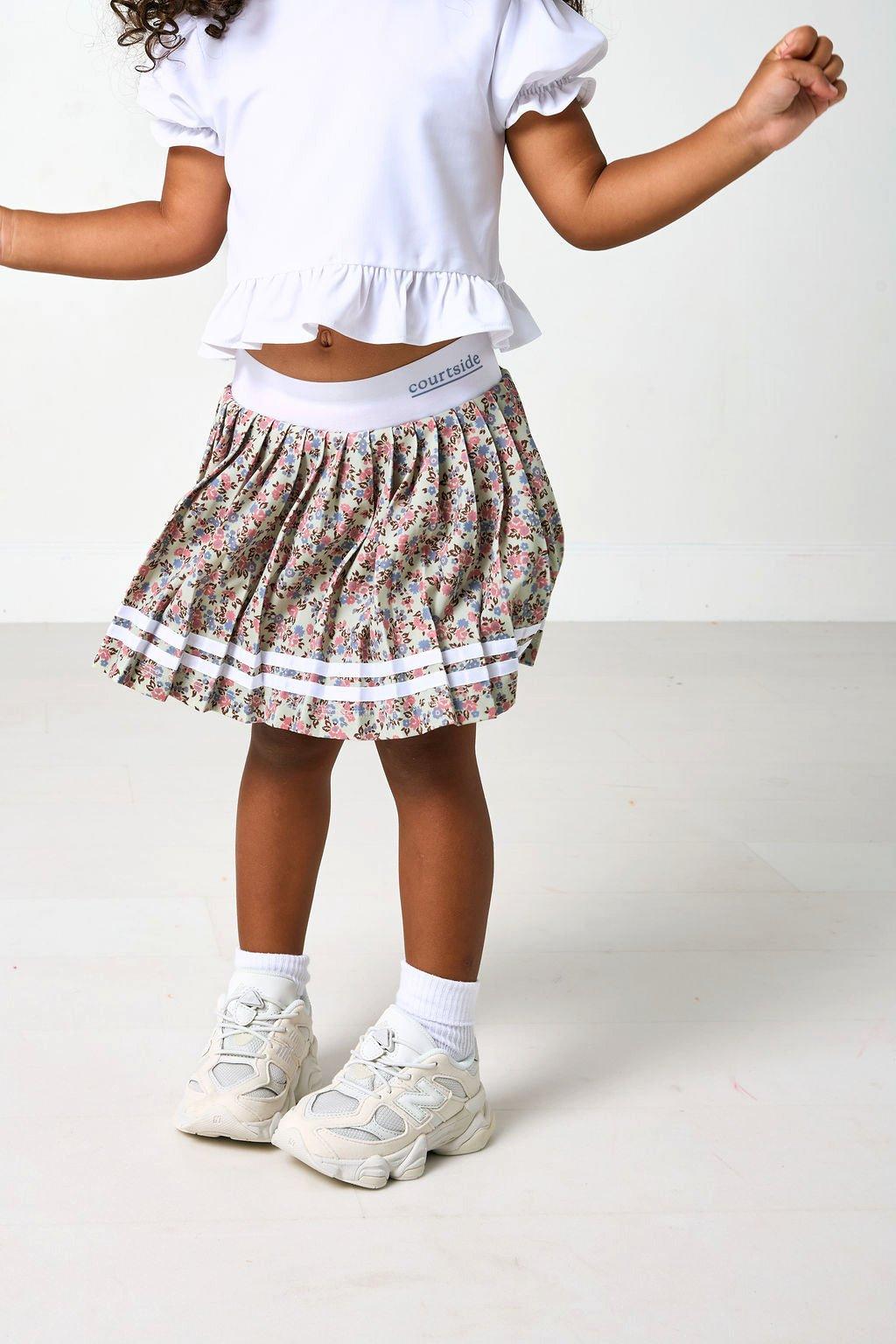 League Pleated Skort Fall Floral image number 1