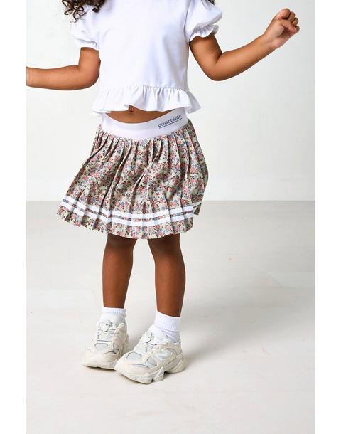League Pleated Skort Fall Floral