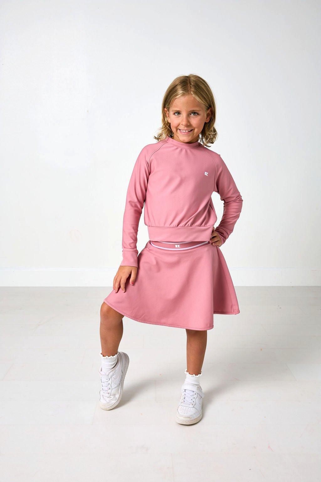 Crewneck Pullover - Dusty Pink image number 2