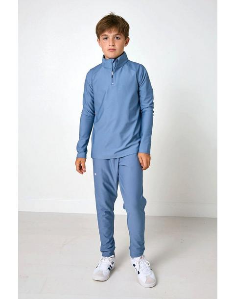 Retro Half Zip - Slate