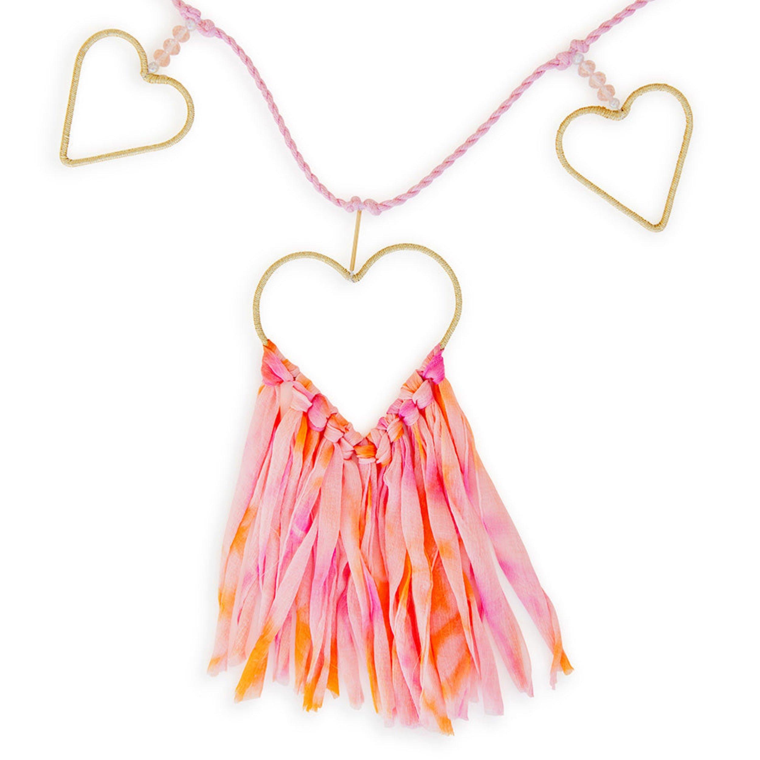 Chiffon Heart Garland image number 2