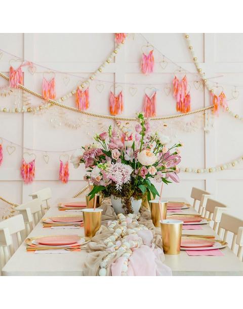 Chiffon Heart Garland